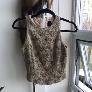 Carmen Marc Valvo crop top beaded 50% OFF BUNDLES